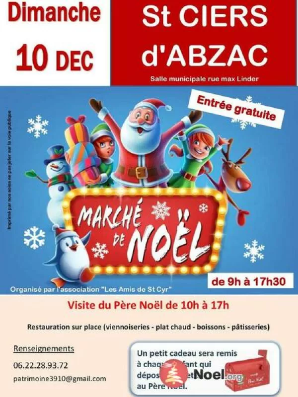 Marché de Noël à St Ciers D Abzac