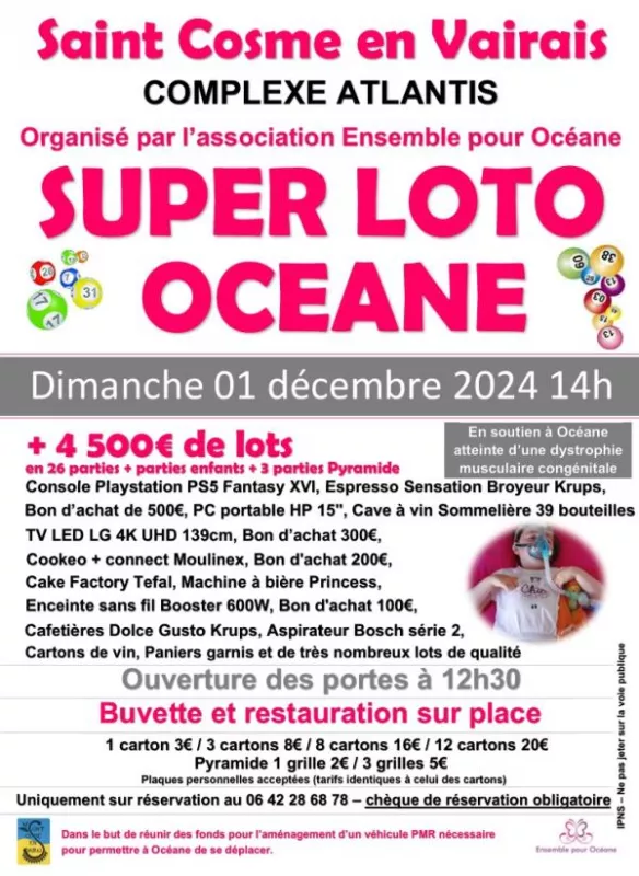 Super Loto en Soutien à Océane