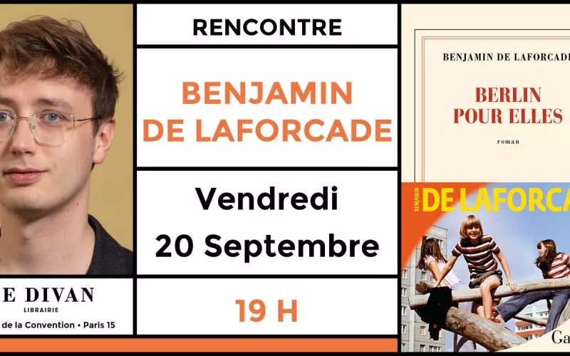 Rendez-Vous Littérature avec Benjamin de Laforcade au Divan