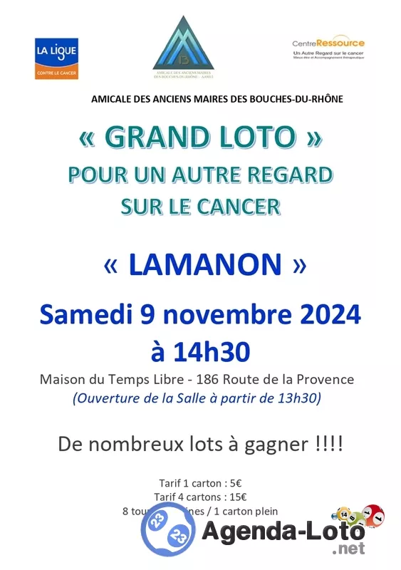 Loto pour un Autre Regard sur le Cancer