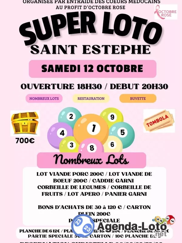 Super Loto Octobre Rose