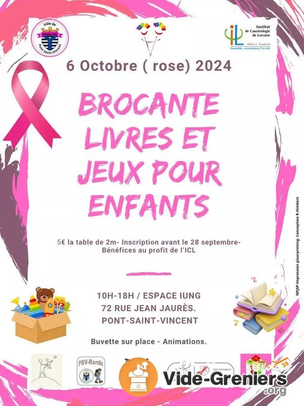 Brocante Livres et Jeux pour Enfants