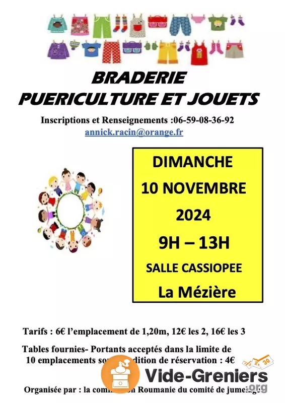 Braderie Puericulture et Jouets