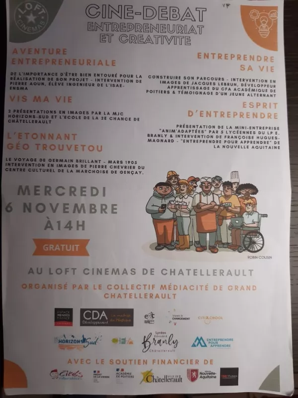 Ciné-Débat «Entrepreneuriat et Créativité»