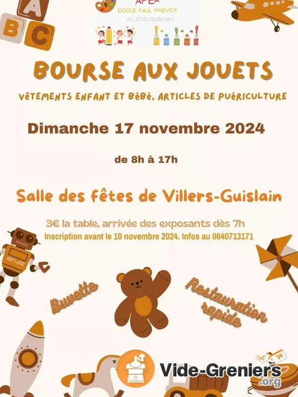 Bourse Aux Jouets Villers-Guislain