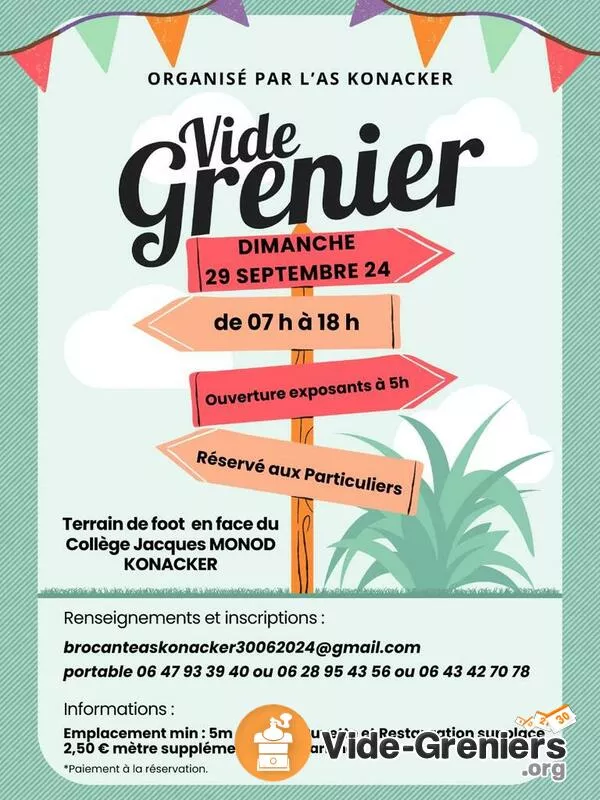 Brocante-Vide Greniers le Konacker