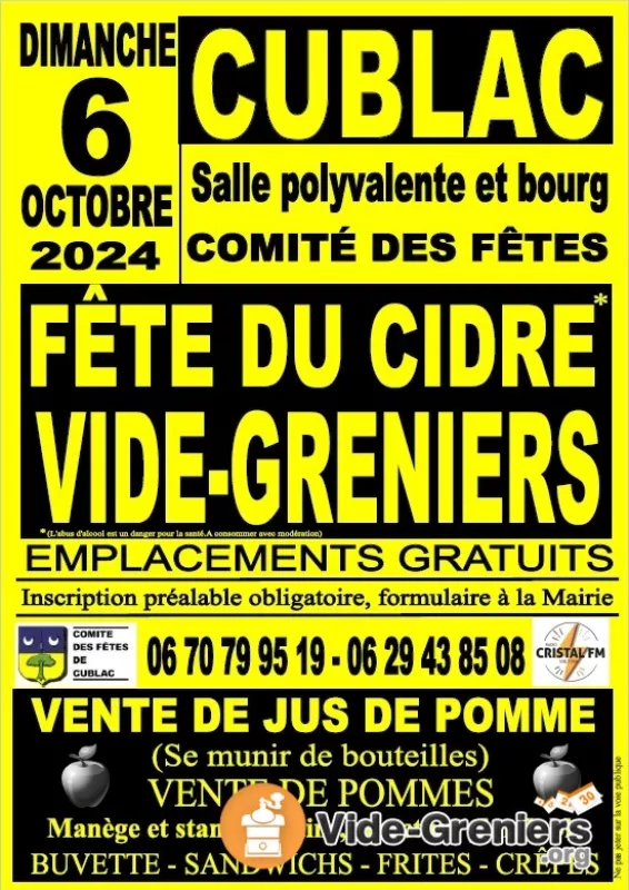 Vide-Greniers et Fête du Cidre