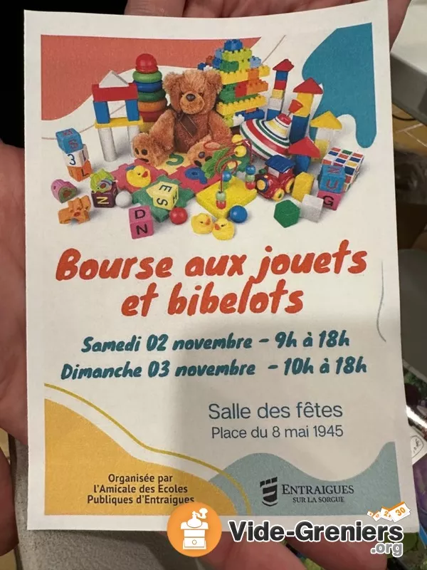 Bourse Jouets Bibelots Livres Etc