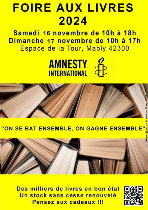 Foire Aux Livres d'Amnesty International