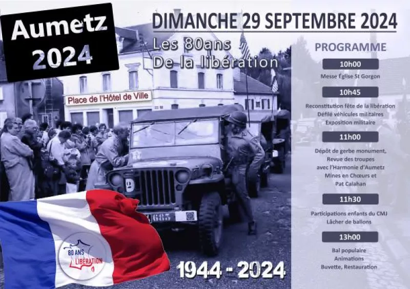 Commémoration des 80 Ans de la Libération d'Aumetz