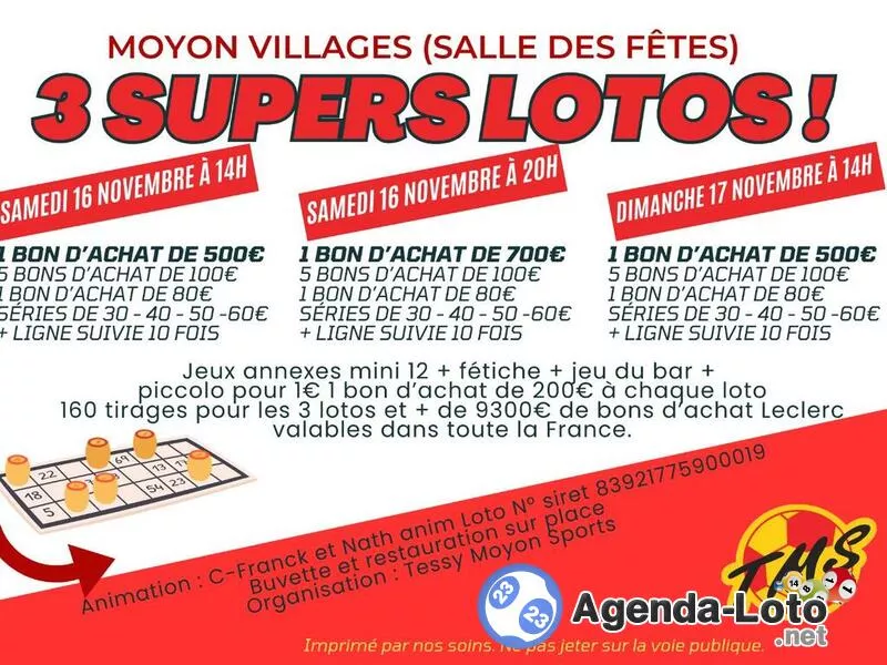 3 Supers Lotos Organises par Tessy Moyon Sports