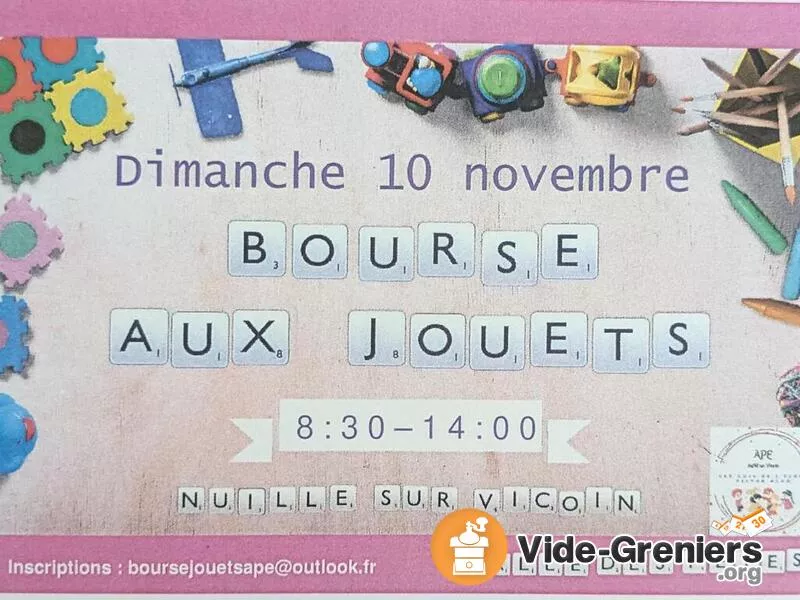 Bourse Aux Jouets Nuillé sur Vicoin