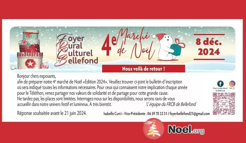 Marché de Noël au Profit du Téléthon