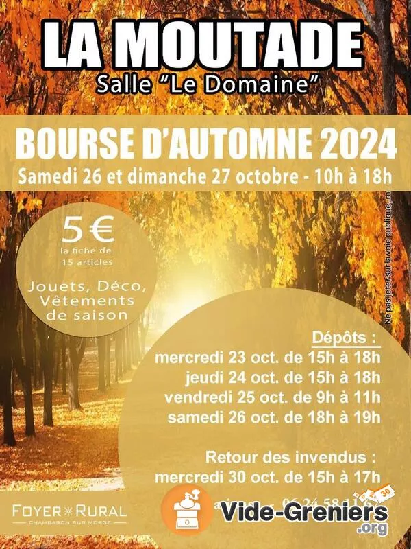 Bourse d'Automne