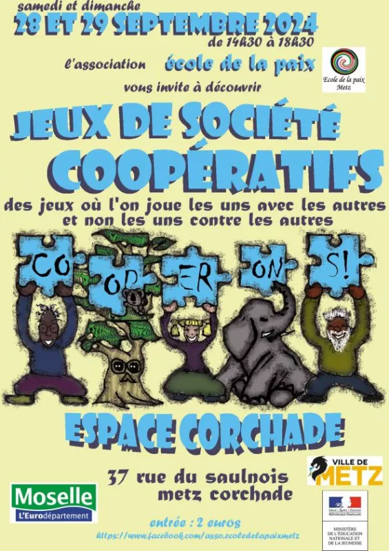 Après-Midi Jeux de Société Coopératifs