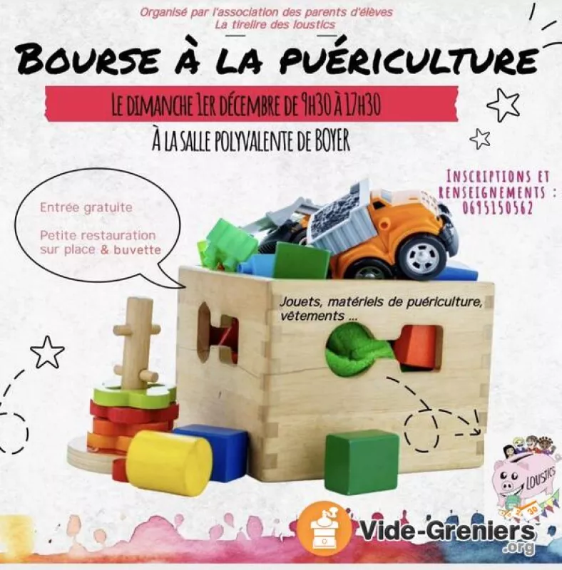 Bourse à la Puériculture, Jouets , Vêtements Enfants