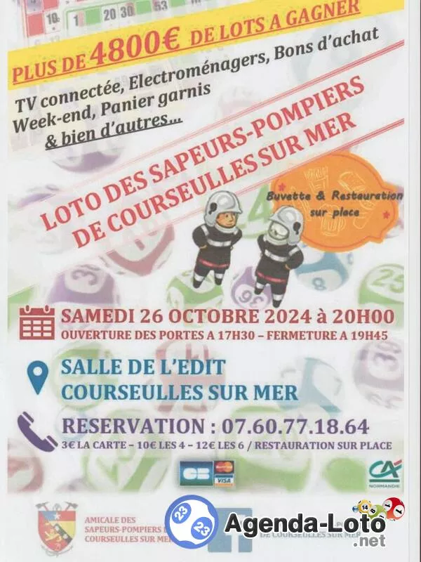 Loto des Pompiers de Courseulles Anime par Chris Animation