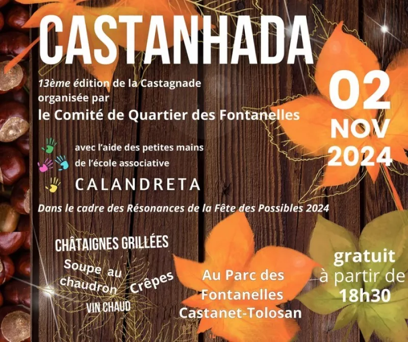 Castanhada au Parc des Fontanelles