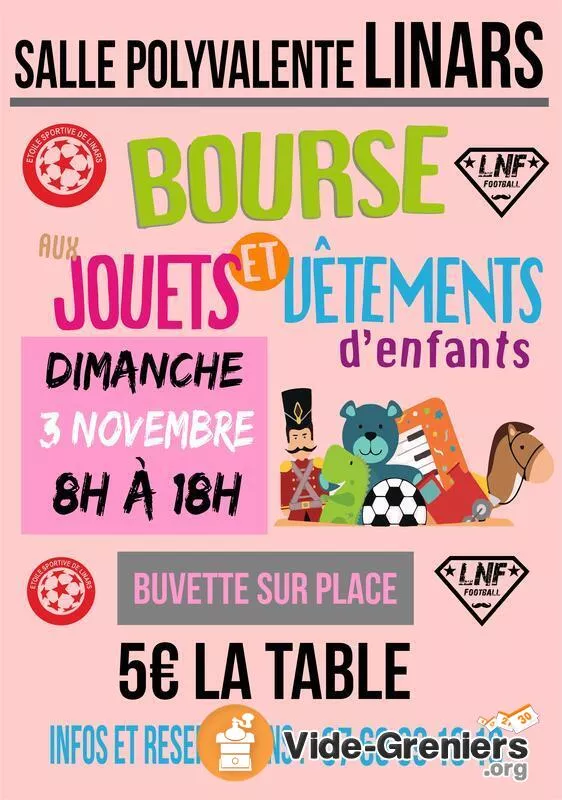 Bourse Aux Jouets et Vêtements de 0 à 18Ans