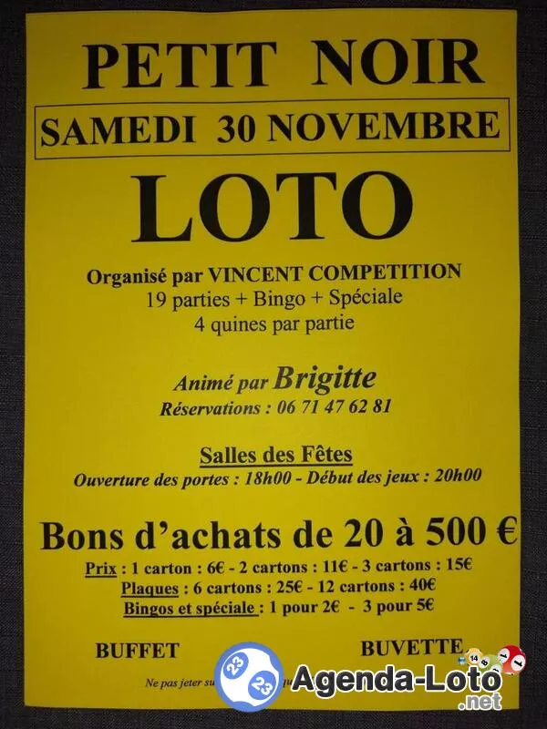 Loto de Vincent Compétition