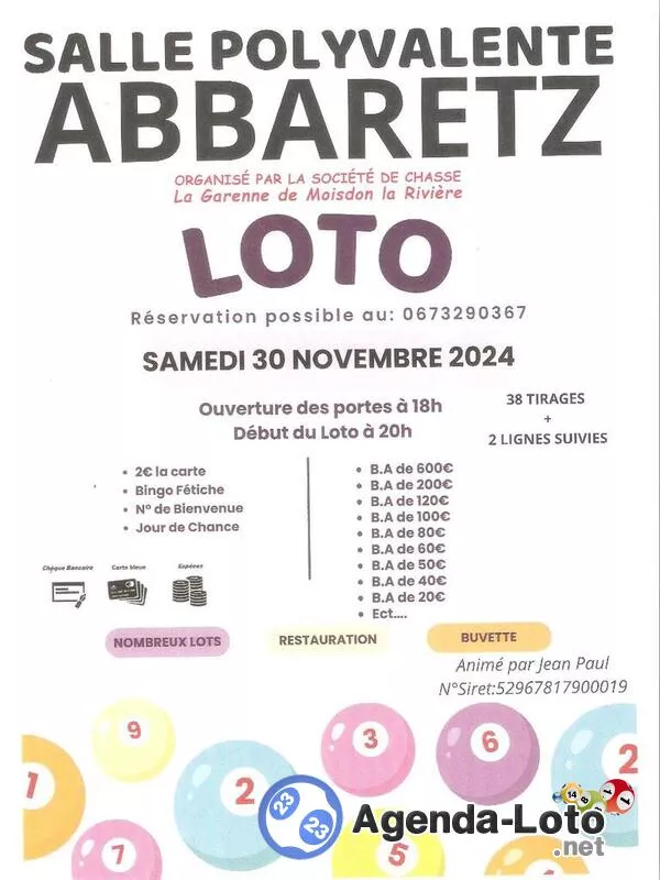 Loto Animé par Jean Paul