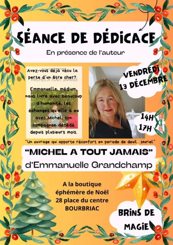 Séance Dédicaces avec Emmanuelle Grandchamp