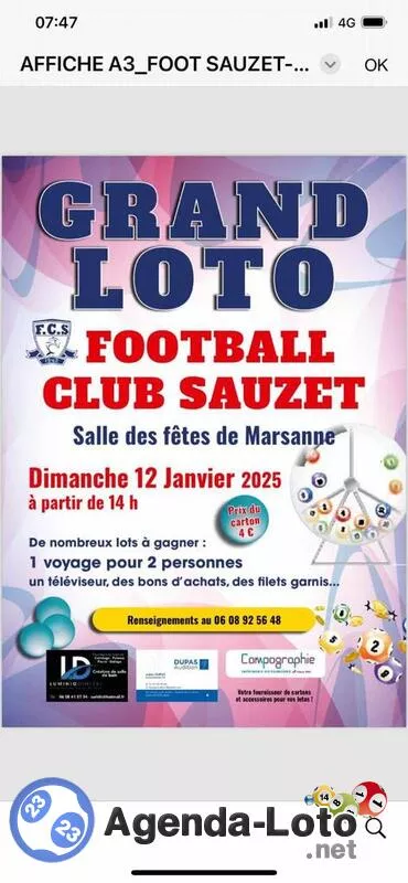 Grand Loto du Football Club Sauzet