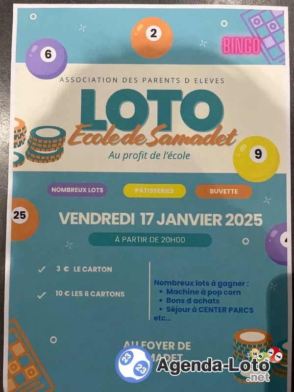 Loto de L’école de Samadet