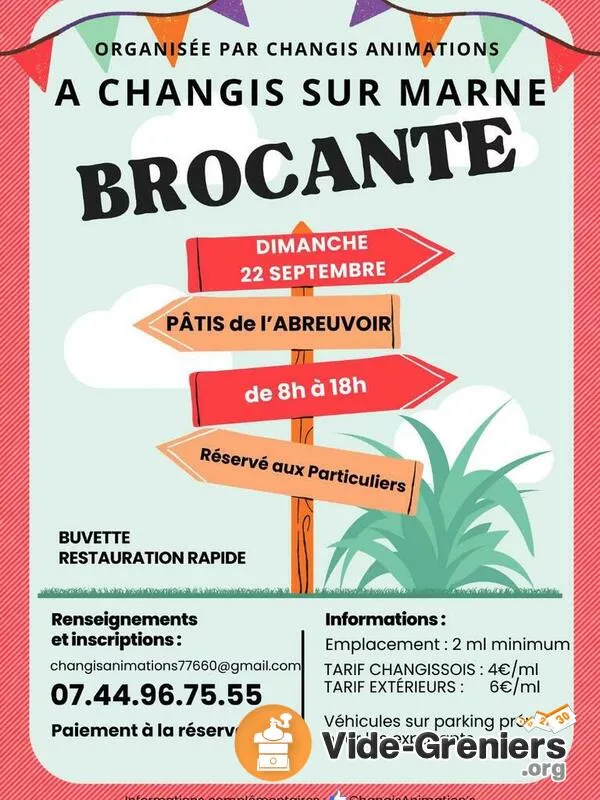 Brocante de Changis sur Marne