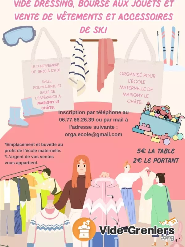 Vide Dressing-Puériculture-Vêtement Ski-Jouets