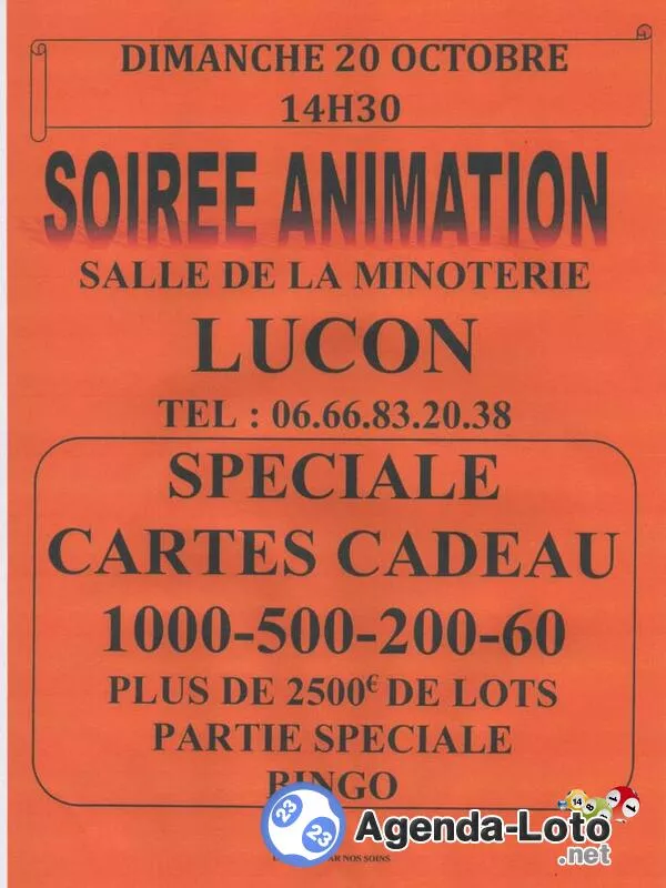 Après Midi Animation Loto Spéciale