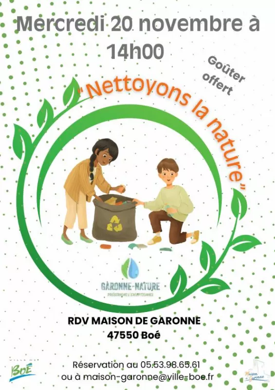 Animation «Nettoyons la Nature»