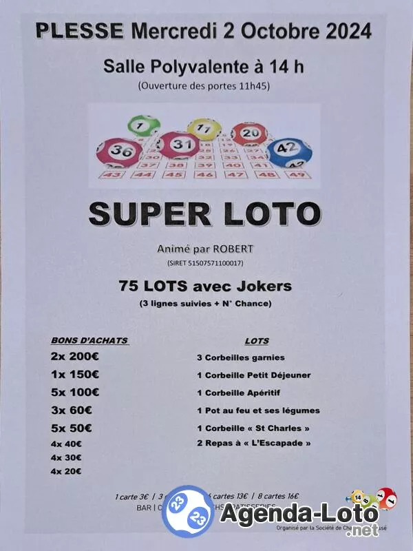 Super Loto Animé par Robert