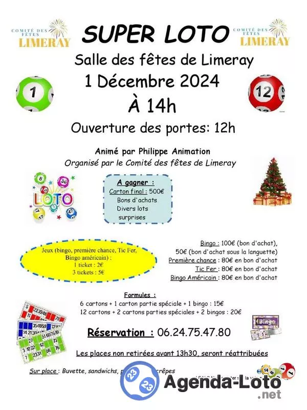 Super Loto Comite des Fetes Anime par Philippe Animation