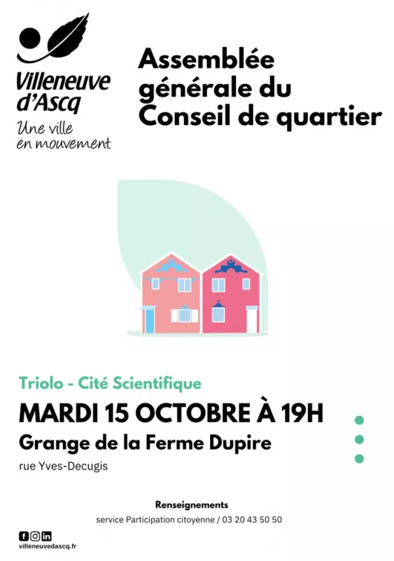 Ag du Conseil de Quartier Triolo-Cité Scientifique