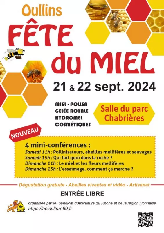 Fête du Miel-Oullins-21 & 22 Septembre 2024