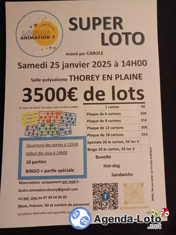 Super Loto-Animé par Carole