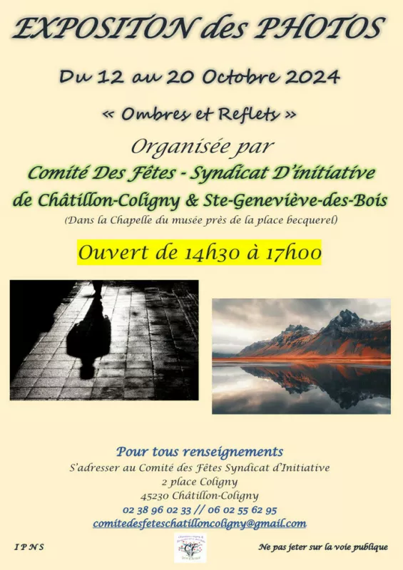 Exposition de Photos «Ombres et Reflets»