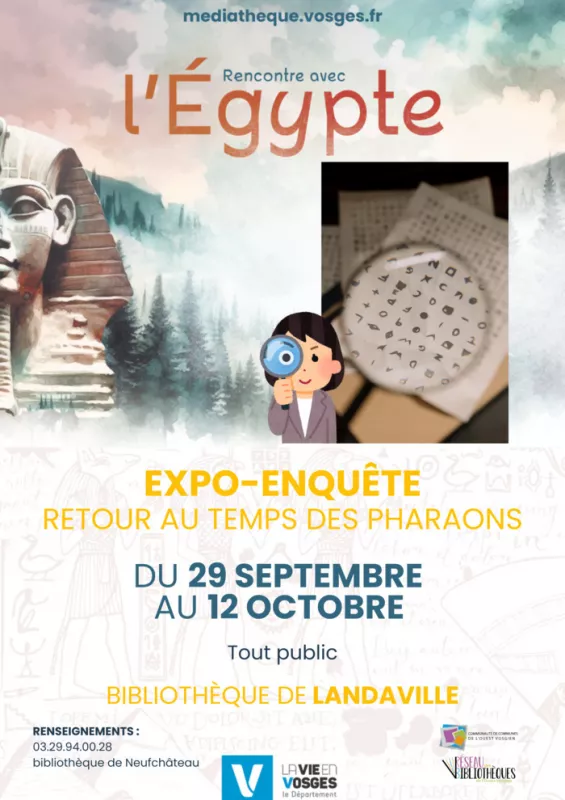 Expo-Enquête «Retour au Temps des Pharaons»