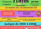 Loto. Associatif Tout les Dimanches 21 Parties