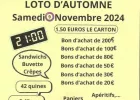 Loto d'Automne du Comité des Fêtes de le Mung