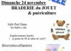 Braderie du Jouet Puericulture Telethon Geveze