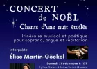 Concert de Noël-Chants d'une Nuit Étoilée-Orgue, Chant et Récitation