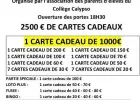 Super Loto Organisé par l'Ape College Calypso