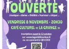 Appel à Talents  Scène Ouverte au Café Culturel «la Grange»