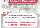 Concert Caritatif au Profit du Secours Populaire