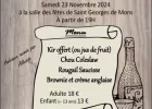 Repas Beaujolais Nouveau