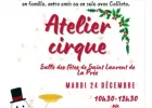 Ateliers Cirque : Vacances de Noël