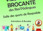 Brocante en Salle et Extérieur des Rex'Pôdingues