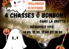 Chasse Aux Bonbons D'halloween Sous Terre